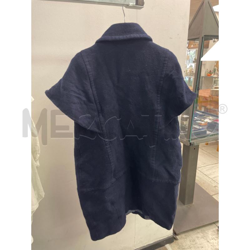 CAPPOTTO DONNA BLU INFELTRITO SMARCHIATO  | Mercatino dell'Usato Montesilvano 2