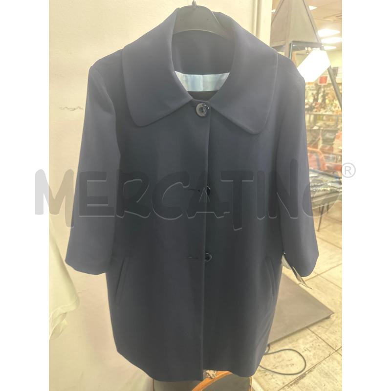 CAPPOTTO DONNA CHIARULLI BLU LUNGO | Mercatino dell'Usato Montesilvano 1