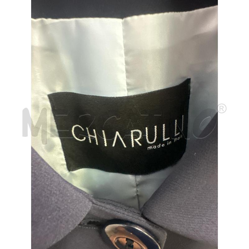 CAPPOTTO DONNA CHIARULLI BLU LUNGO | Mercatino dell'Usato Montesilvano 2