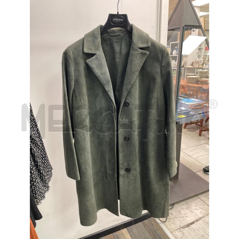 CAPPOTTO DONNA INTREND SCAMOSCIATO VERDE | Mercatino dell'Usato Montesilvano 1