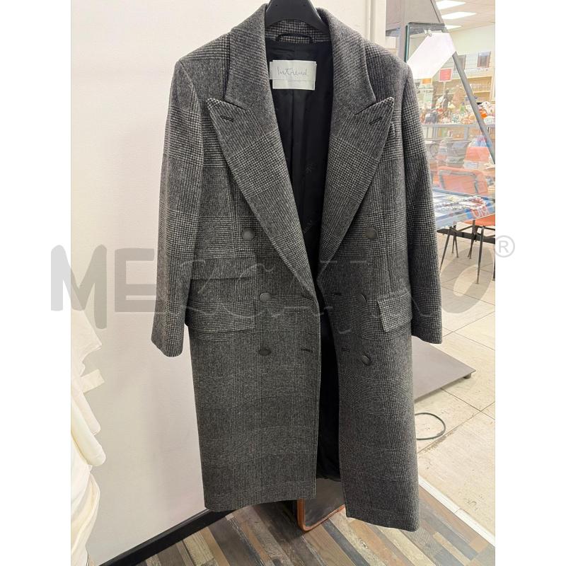 CAPPOTTO DONNA MAX MARA INTREND GRIGIO QUADRETTATO | Mercatino dell'Usato Montesilvano 1