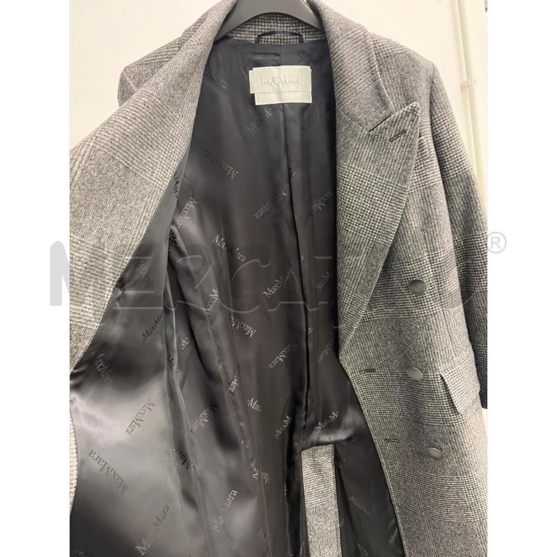CAPPOTTO DONNA MAX MARA INTREND GRIGIO QUADRETTATO | Mercatino dell'Usato Montesilvano 2