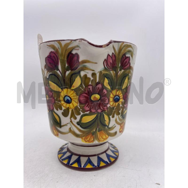 CARAFFA CERAMICA CASTELLI FIORI H.17,5 | Mercatino dell'Usato Montesilvano 2