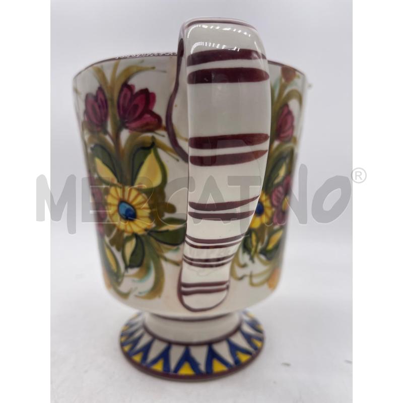CARAFFA CERAMICA CASTELLI FIORI H.17,5 | Mercatino dell'Usato Montesilvano 4