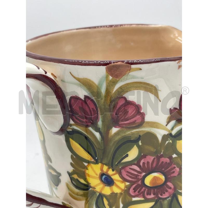 CARAFFA CERAMICA CASTELLI FIORI H.17,5 | Mercatino dell'Usato Montesilvano 5