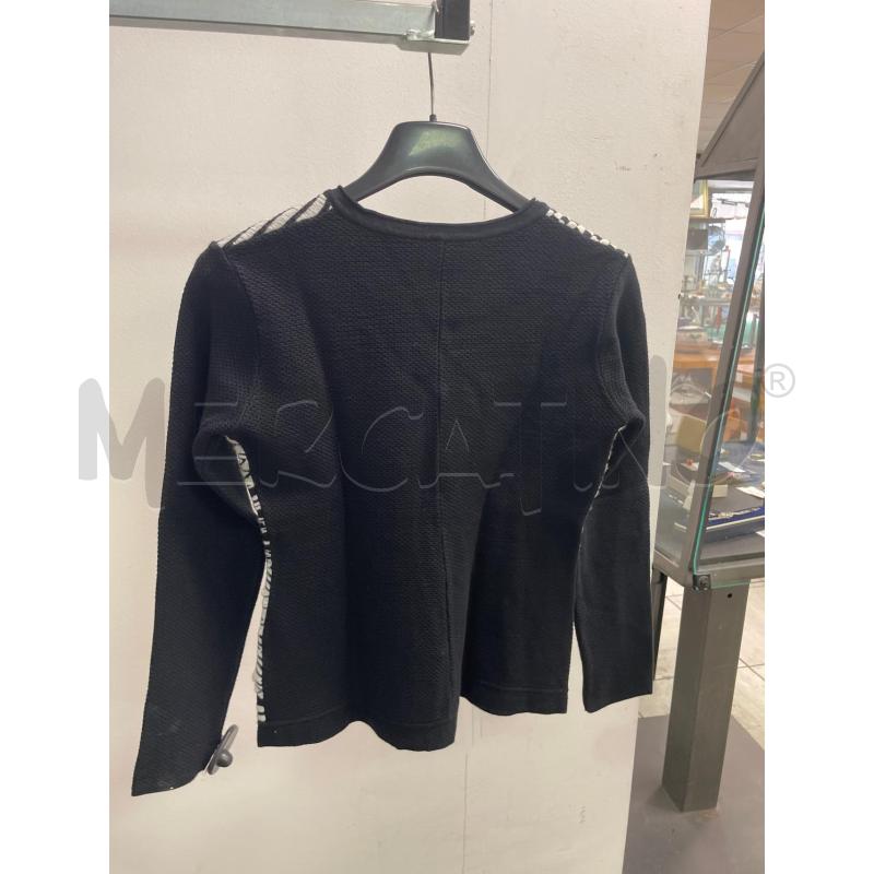 CARDIGAN DONNA DIDER PARAKIAN NERO FANTASIA BIANCA | Mercatino dell'Usato Montesilvano 2