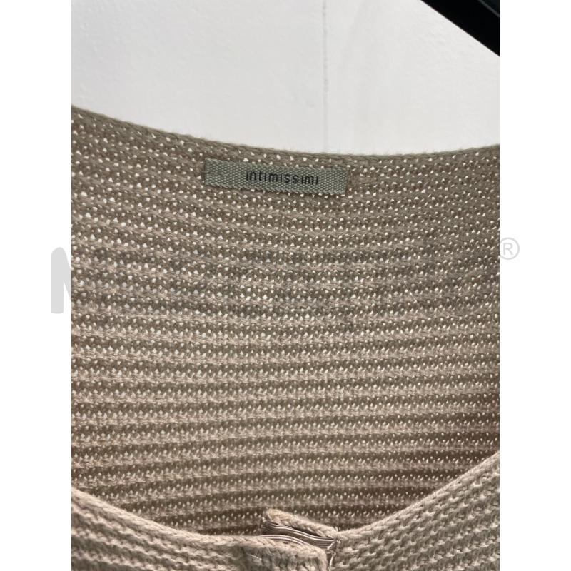 CARDIGAN DONNA INTIMISSIMI MARRO CHIARO LUNGO | Mercatino dell'Usato Montesilvano 2