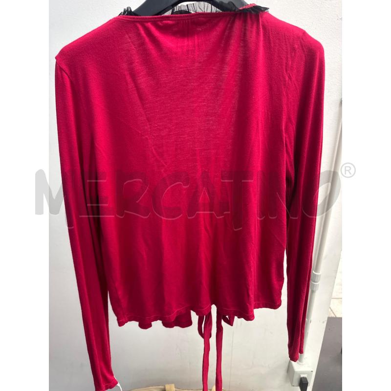 CARDIGAN DONNA LIU JO FUCSIA RICCETTI VELO NERO COLLO | Mercatino dell'Usato Montesilvano 3