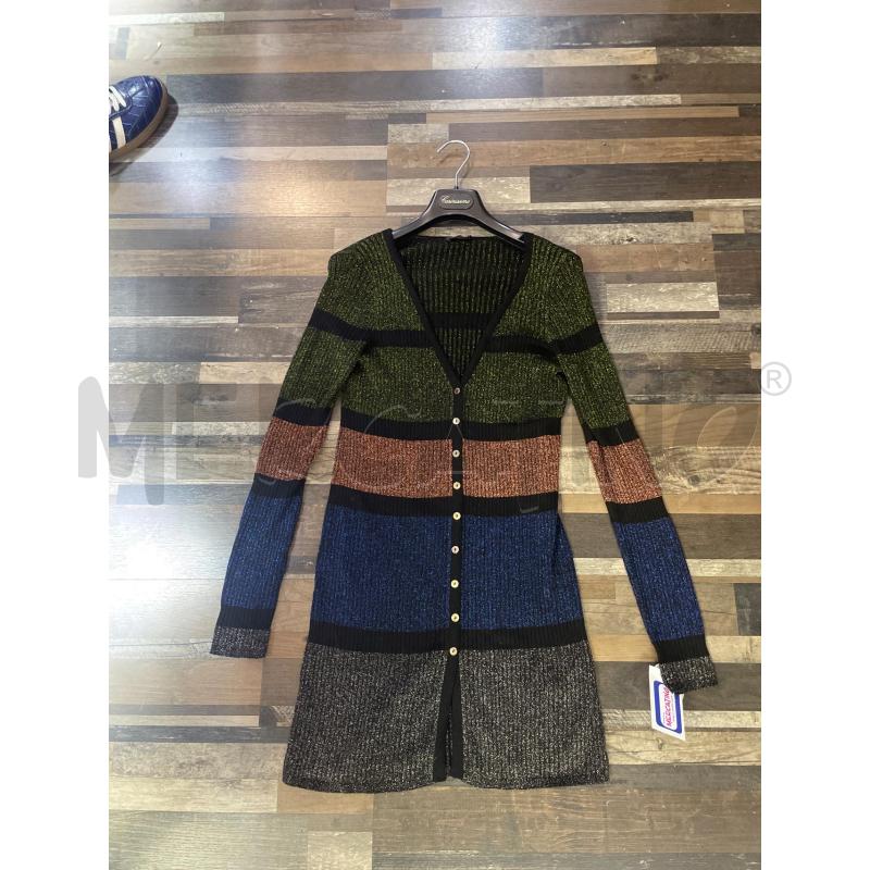 CARDIGAN DONNA MALIPARMI NERO LUREX VERDE ROSSO BLU | Mercatino dell'Usato Montesilvano 1