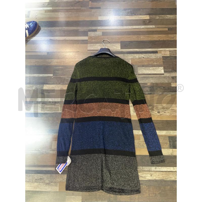 CARDIGAN DONNA MALIPARMI NERO LUREX VERDE ROSSO BLU | Mercatino dell'Usato Montesilvano 3
