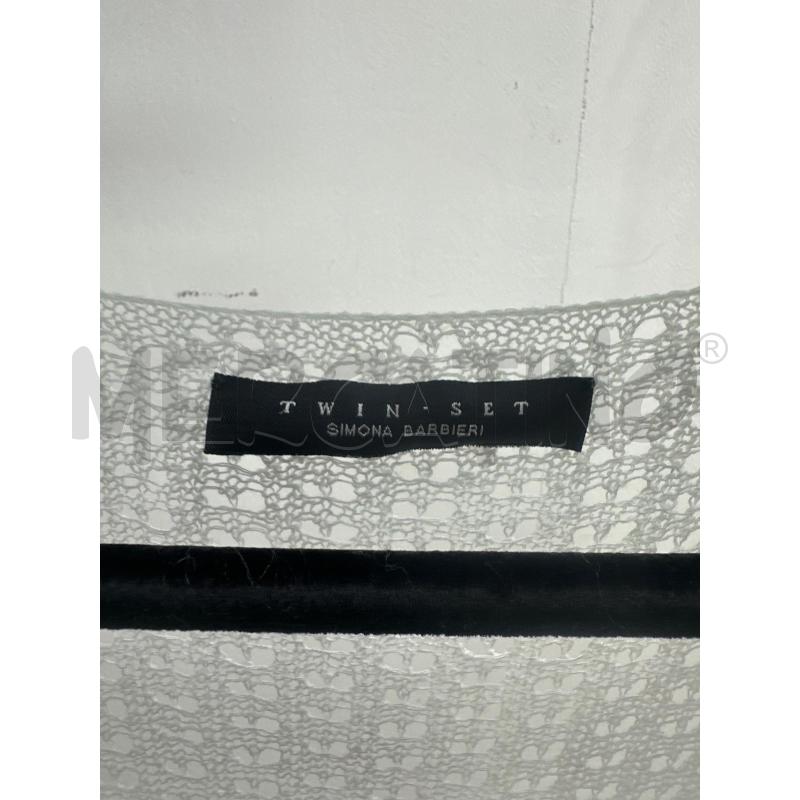 CARDIGAN DONNA TWINSET BIANCO TRAFORATO | Mercatino dell'Usato Montesilvano 2