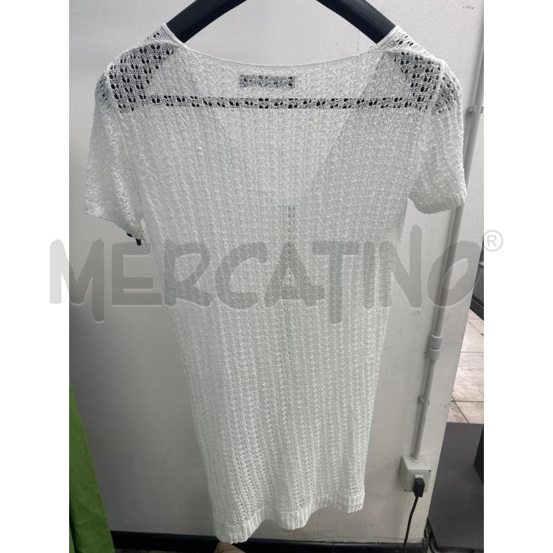 CARDIGAN DONNA TWINSET BIANCO TRAFORATO | Mercatino dell'Usato Montesilvano 4