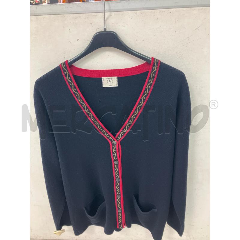CARDIGAN DONNA VALENTINO BLU FASCIA FANTASIA  | Mercatino dell'Usato Montesilvano 1