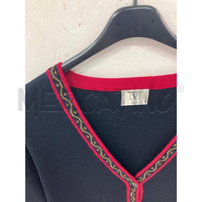 CARDIGAN DONNA VALENTINO BLU FASCIA FANTASIA  | Mercatino dell'Usato Montesilvano 2
