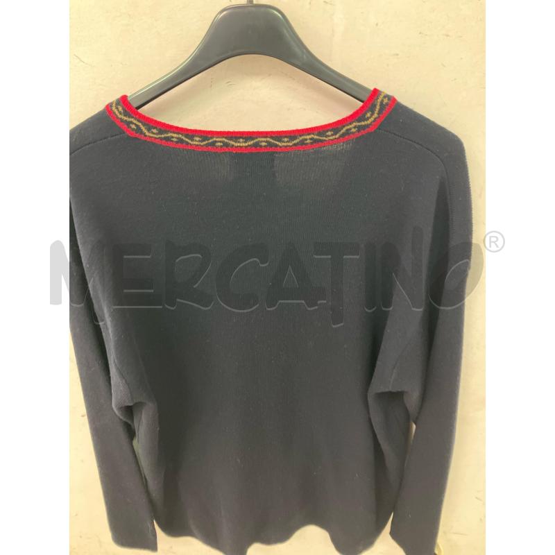 CARDIGAN DONNA VALENTINO BLU FASCIA FANTASIA  | Mercatino dell'Usato Montesilvano 3
