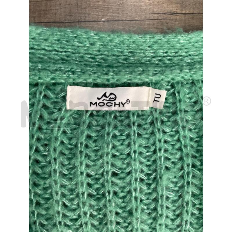 CARDIGAN DONNA VERDE MOCHI LUNGO | Mercatino dell'Usato Montesilvano 2