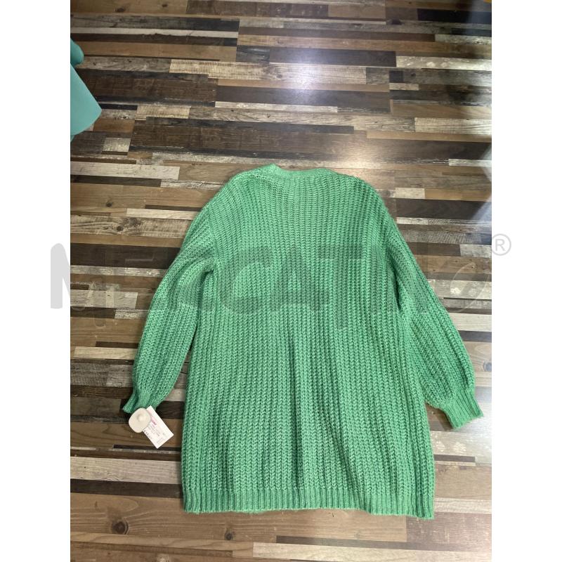 CARDIGAN DONNA VERDE MOCHI LUNGO | Mercatino dell'Usato Montesilvano 3