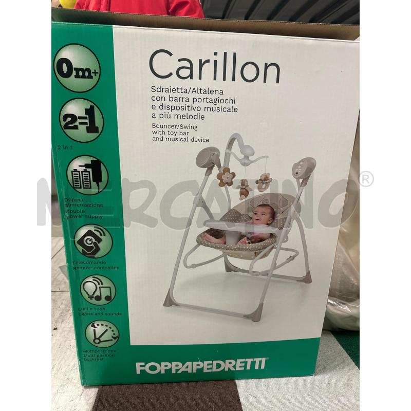 CARILLON DONDOLINO FOPPAPEDRETTI BIANCO GRIGIO | Mercatino dell'Usato Montesilvano 1