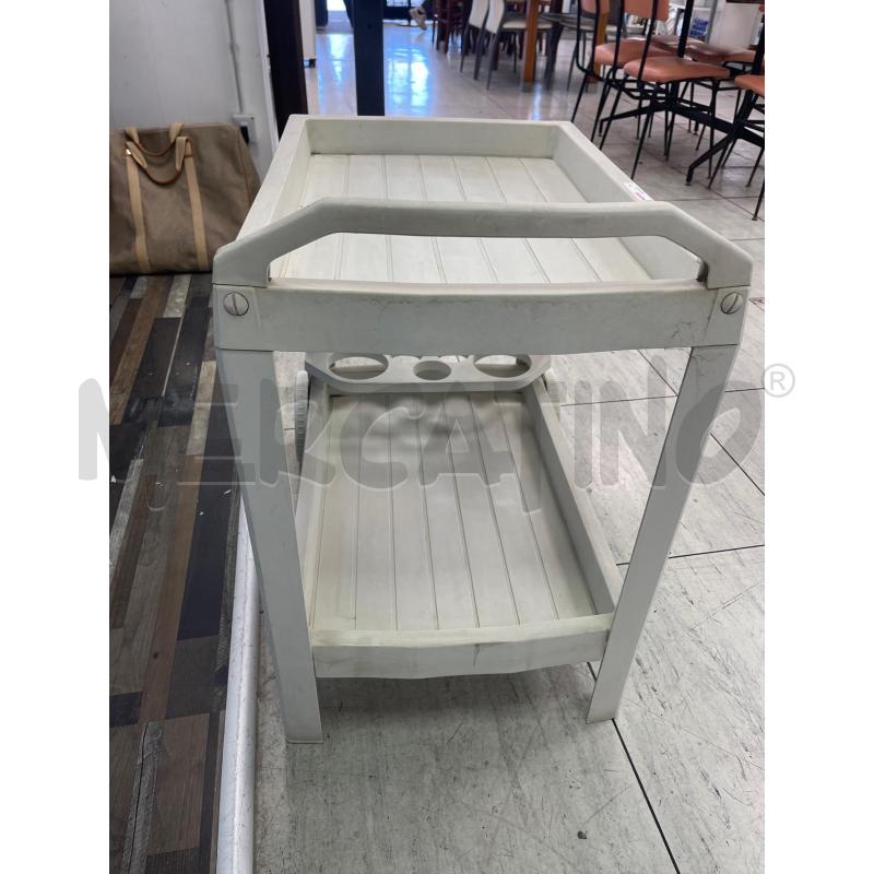 CARRELLO PLASTICA BIANCO GIARDINO  | Mercatino dell'Usato Montesilvano 3