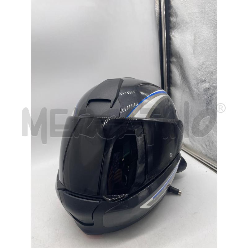 CASCO MOTO BMW NERO BLU  | Mercatino dell'Usato Montesilvano 1