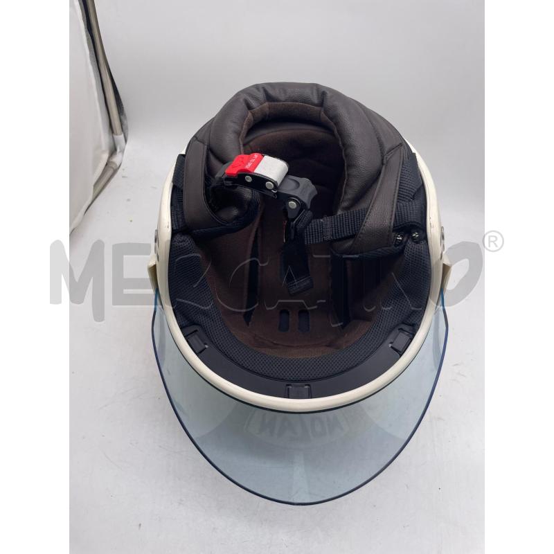 CASCO MOTO NOLAN BIANCO BANDE NERE | Mercatino dell'Usato Montesilvano 4