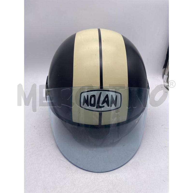 CASCO MOTO NOLAN NERO BANDE BIANCHE | Mercatino dell'Usato Montesilvano 2