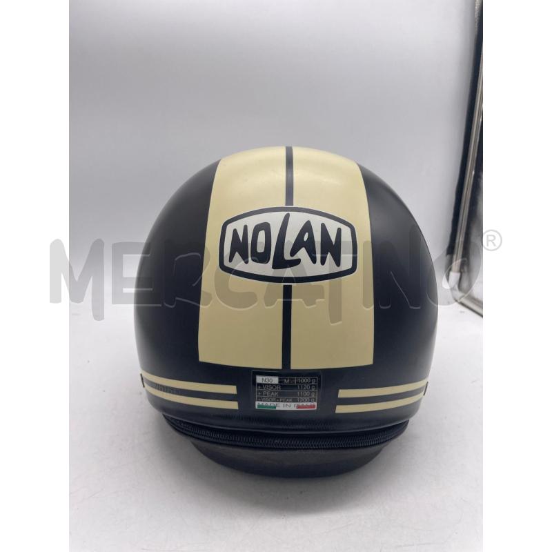 CASCO MOTO NOLAN NERO BANDE BIANCHE | Mercatino dell'Usato Montesilvano 3