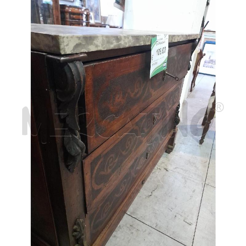 CASSETTIERA CON MARMO DA RESTAURARE | Mercatino dell'Usato Montesilvano 2