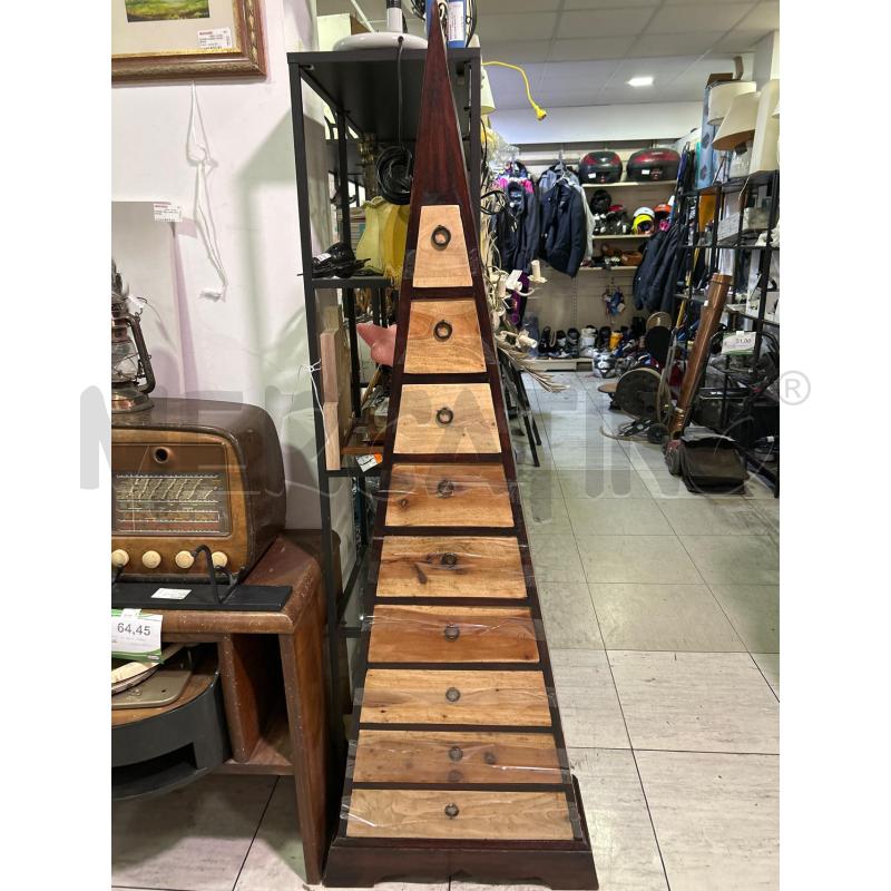 CASSETTIERA PIRAMIDE TIPO ETNICA | Mercatino dell'Usato Montesilvano 1
