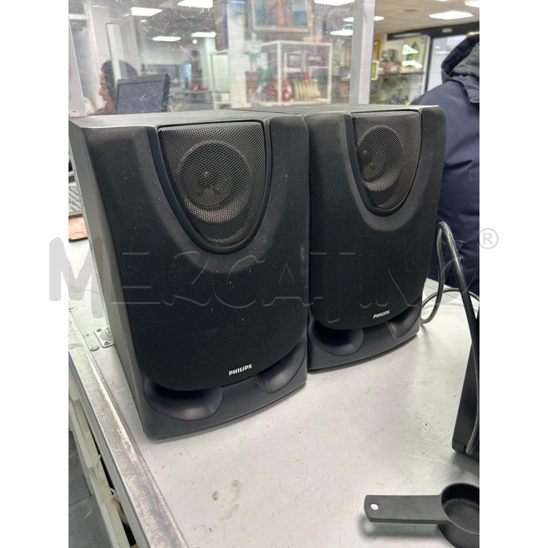 CASSE ACUSTICHE COPPIA PHILIPS NERE | Mercatino dell'Usato Montesilvano 1