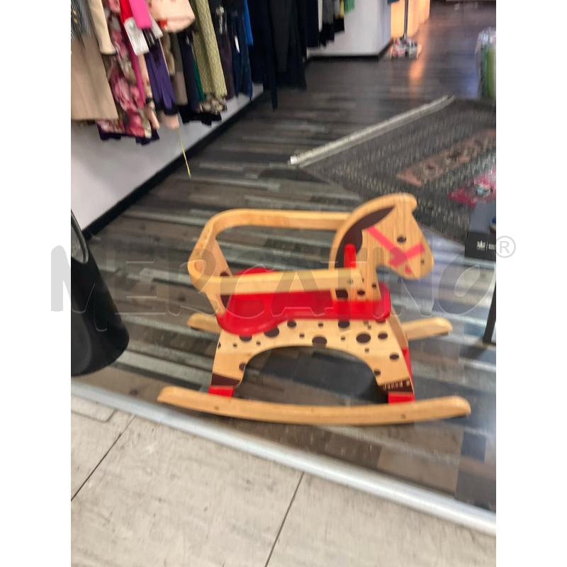 CAVALLO A DONDOLO PUTINI MARRONE JANOD | Mercatino dell'Usato Montesilvano 1