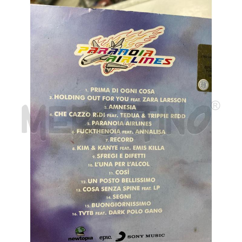 CD FEDEZ AUTOGRAFATO - PARNOIA AIRLINES | Mercatino dell'Usato Montesilvano 4