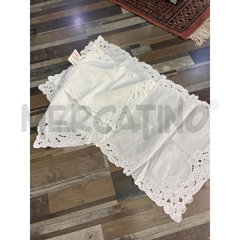 CENTRINI RETTANGOLARE BIANCO INAGLIATI N.3  | Mercatino dell'Usato Montesilvano 2