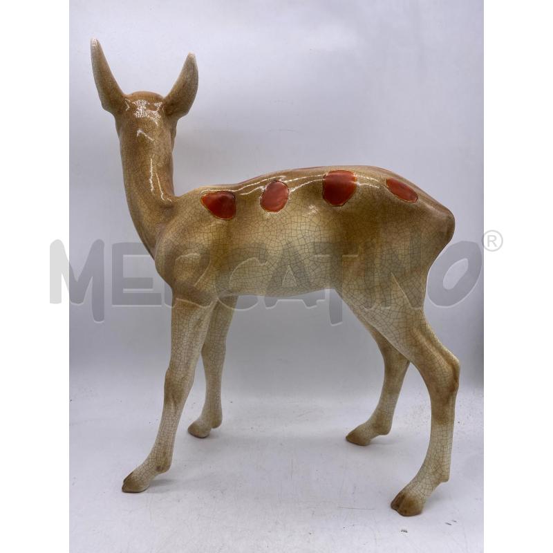 CERBIATTO CERAMICA ANNI 50 ALTO 41CM LARGO 35CM | Mercatino dell'Usato Montesilvano 4