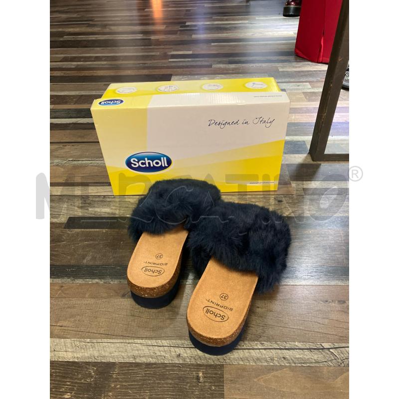 CIABATTE DONNA DOR SCHOLL PELO BLU N 37 | Mercatino dell'Usato Montesilvano 2