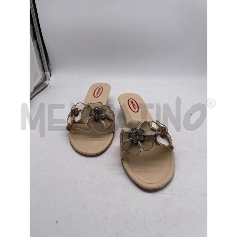 CIABATTE DONNA MELLUSO BEIGE FIORI  | Mercatino dell'Usato Montesilvano 2