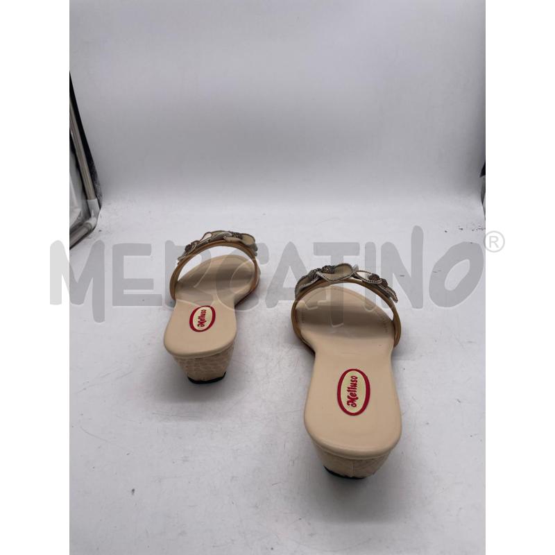CIABATTE DONNA MELLUSO BEIGE FIORI  | Mercatino dell'Usato Montesilvano 3