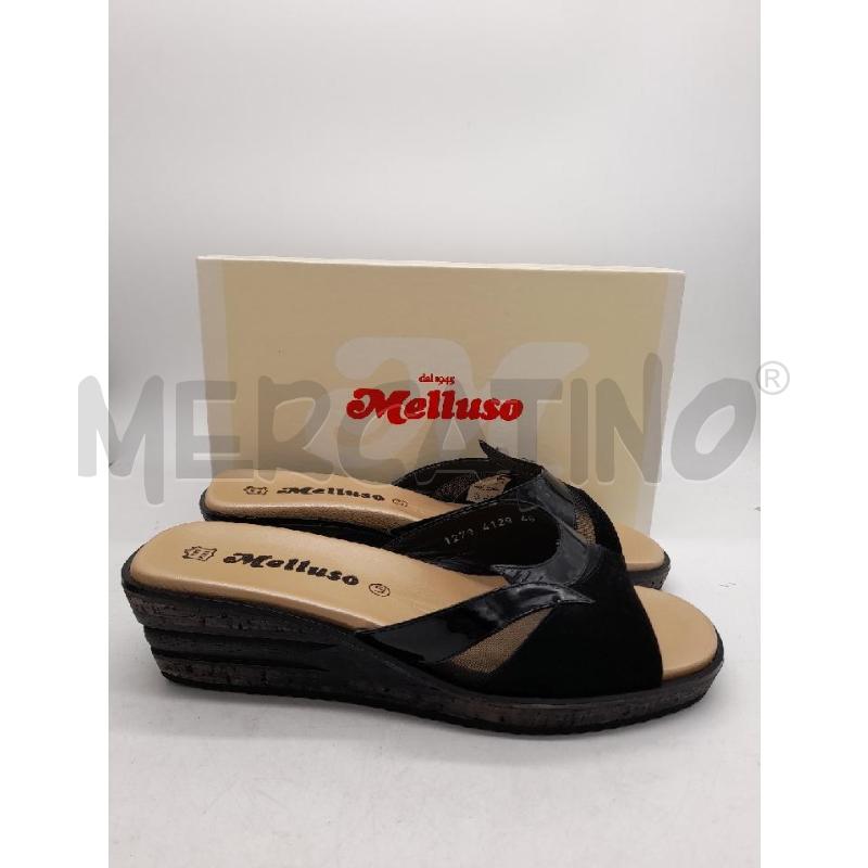 CIABATTE DONNA MELLUSO NERE N 40 | Mercatino dell'Usato Montesilvano 1