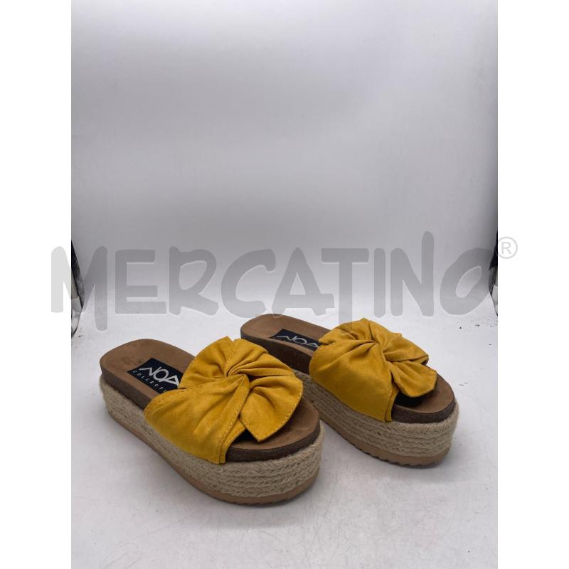 CIABATTE DONNA NOA COLLECTION FIOCCO GIALLO | Mercatino dell'Usato Montesilvano 1