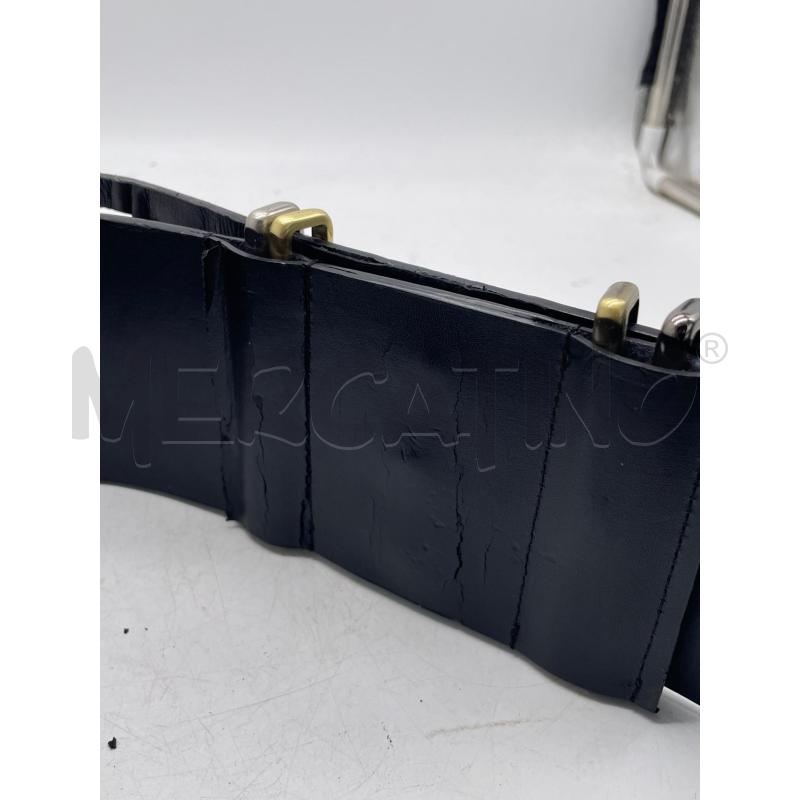 CINTURA DONNA FENDI BOTTONI ARGENTATI DORATI NERA | Mercatino dell'Usato Montesilvano 5