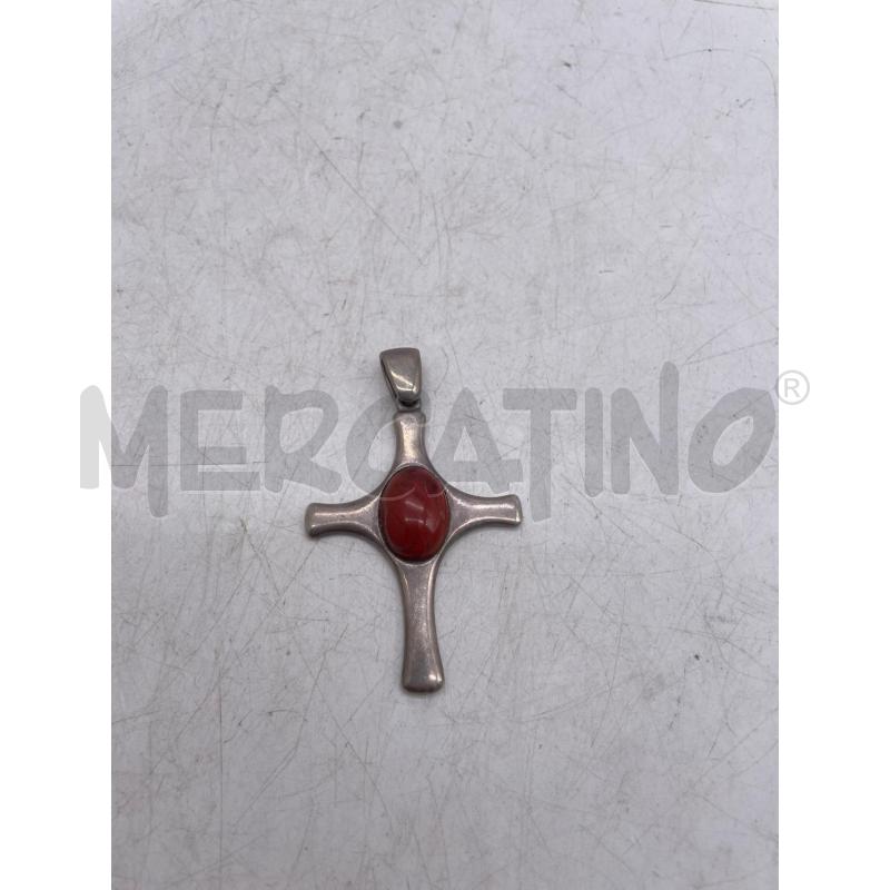 CIONDOLO ARG 7X5CM TONDO ARANCIO | Mercatino dell'Usato Montesilvano 1