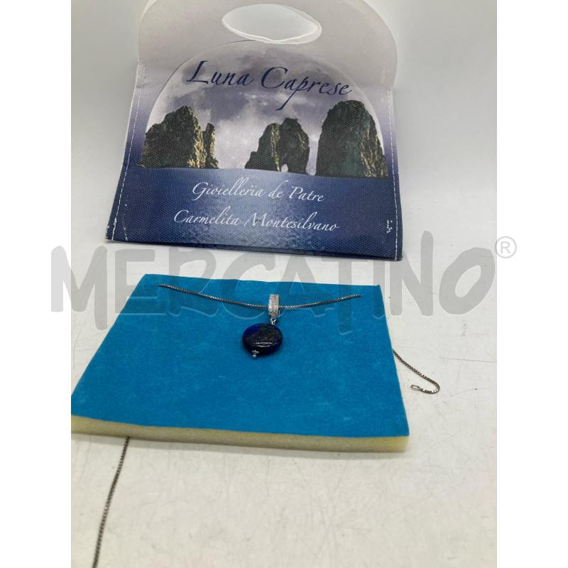COLLANA ARG CIONDOLO BLU | Mercatino dell'Usato Montesilvano 2