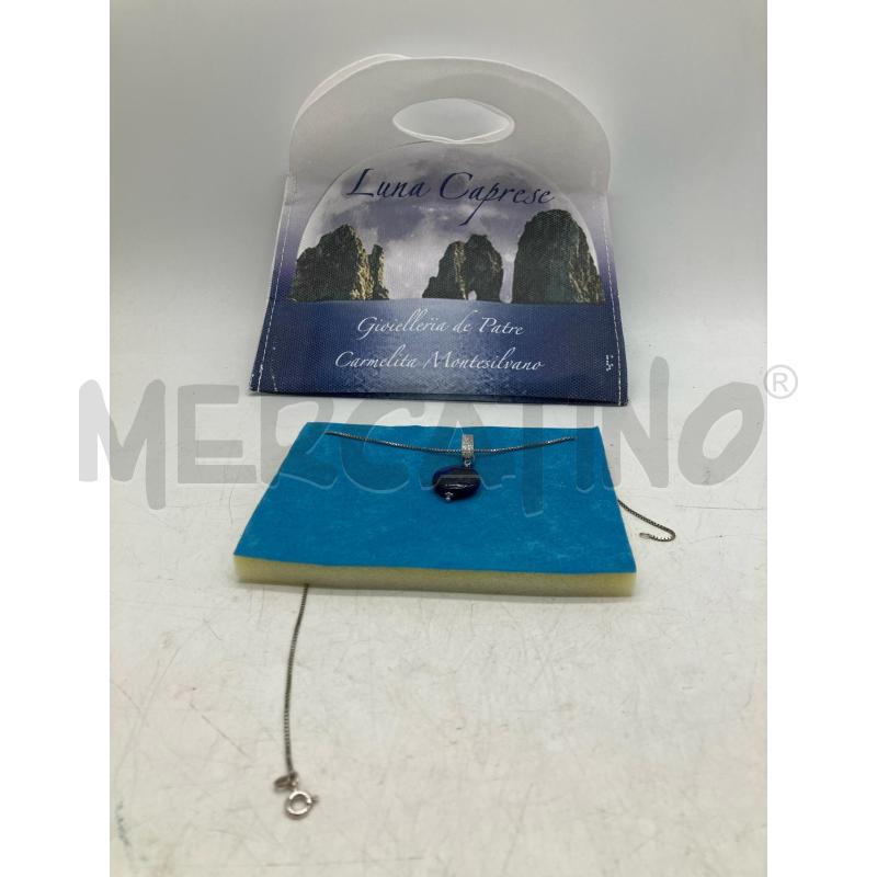 COLLANA ARG CIONDOLO BLU | Mercatino dell'Usato Montesilvano 3