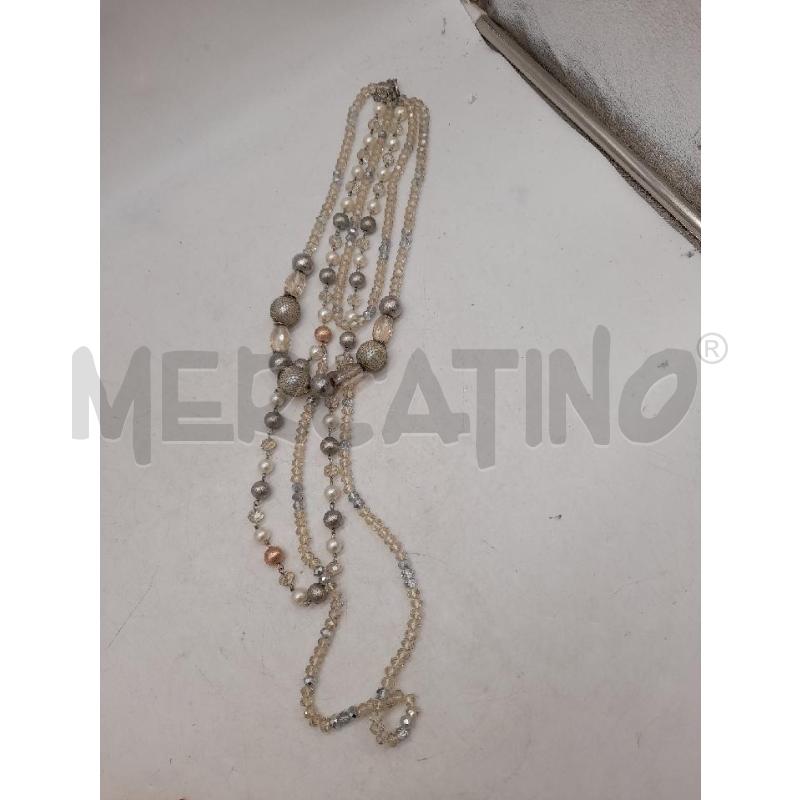 COLLANA CRISTALLISFERE ARGENTATE | Mercatino dell'Usato Montesilvano 1