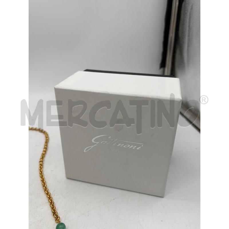 COLLANA GATTINONI DORATA PIETRE VERDI | Mercatino dell'Usato Montesilvano 2