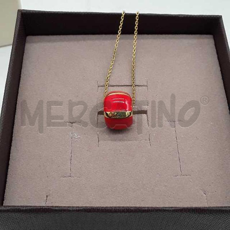 COLLANA LABRIORO JEWELRY ARG DORATO TONDO ROSSO DORATO | Mercatino dell'Usato Montesilvano 2