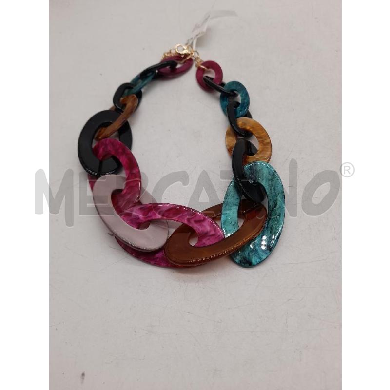 COLLANA NALI OVALI COLORATI | Mercatino dell'Usato Montesilvano 1