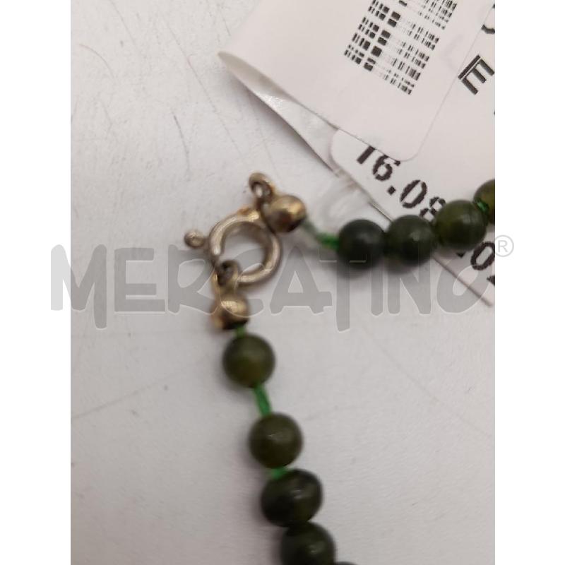 COLLANA PALLINE PICCOLE VERDI PIETRA | Mercatino dell'Usato Montesilvano 2
