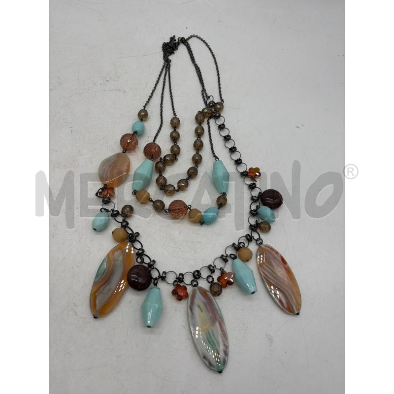 COLLANA PENDAGLI COLORATI CELESTI DOLMAN | Mercatino dell'Usato Montesilvano 1