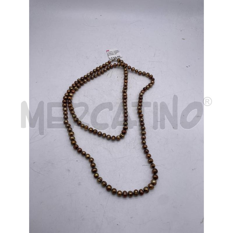 COLLANA PERLE MARRO LUNGA CHIUSURA ARG | Mercatino dell'Usato Montesilvano 1